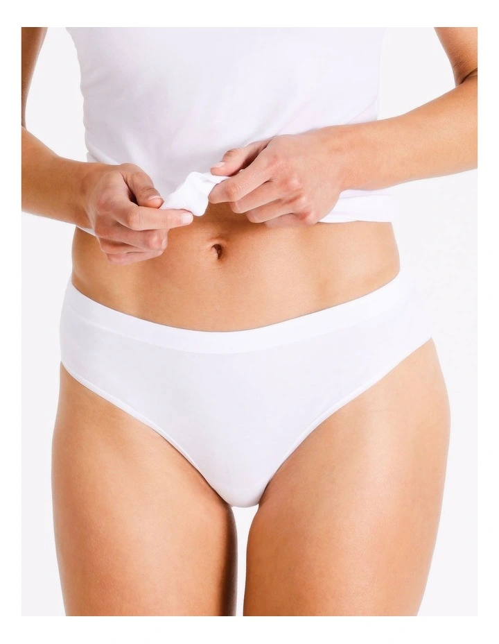 Organic Cotton Bikini in White