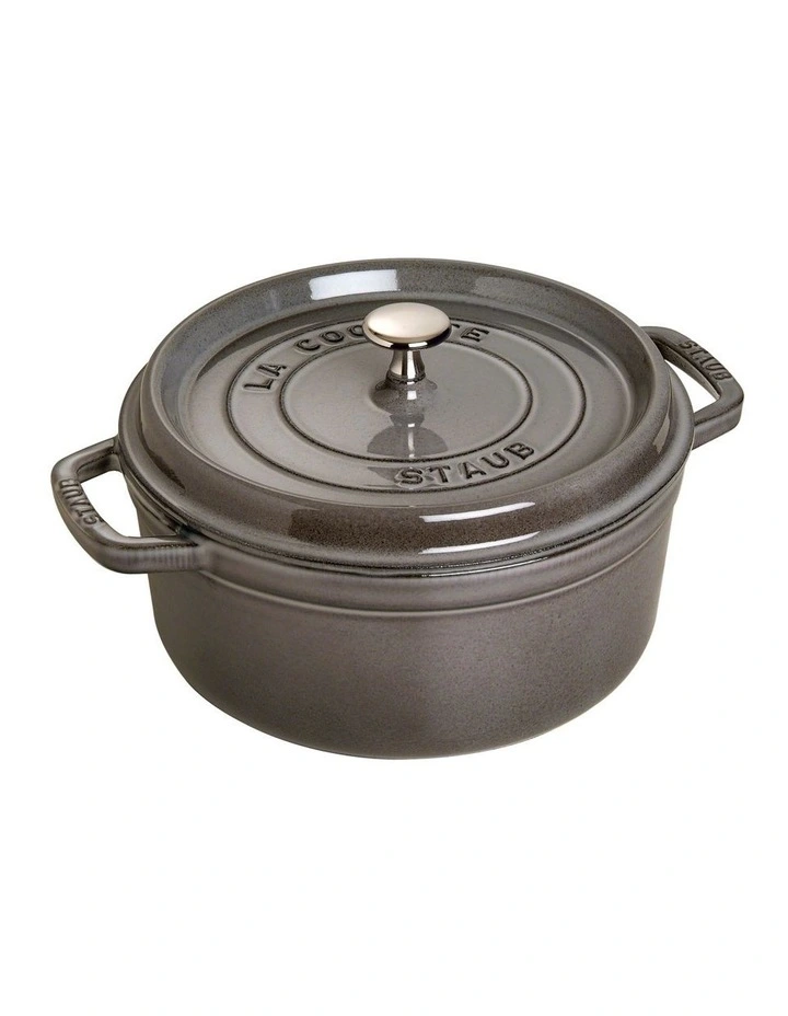 Round Cocotte 18cm/1.7L in Graphite