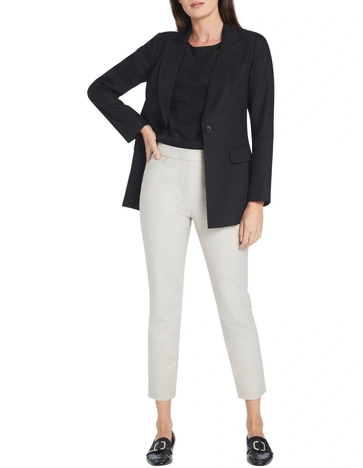 Chaya Longline Blazer in Black