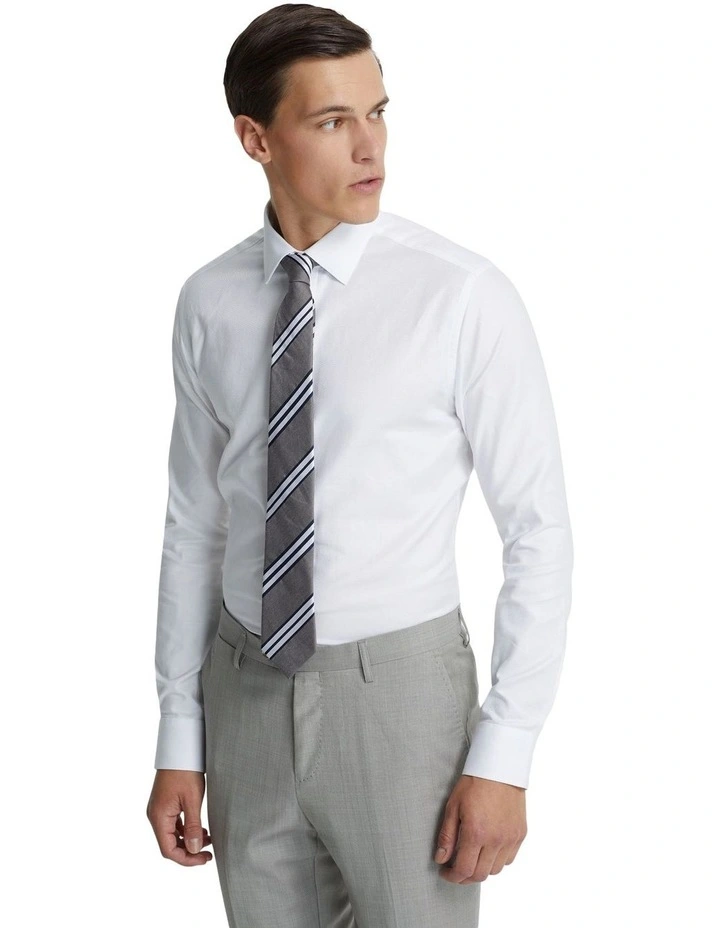 Beckton Twill Shirt in White