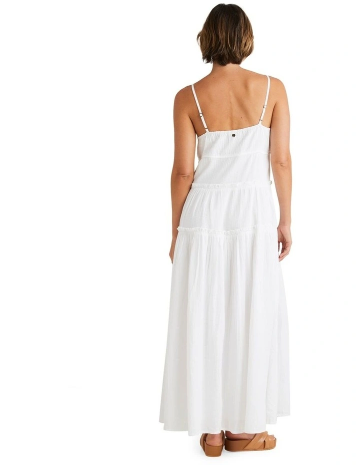 High Tides Maxi Dress in White