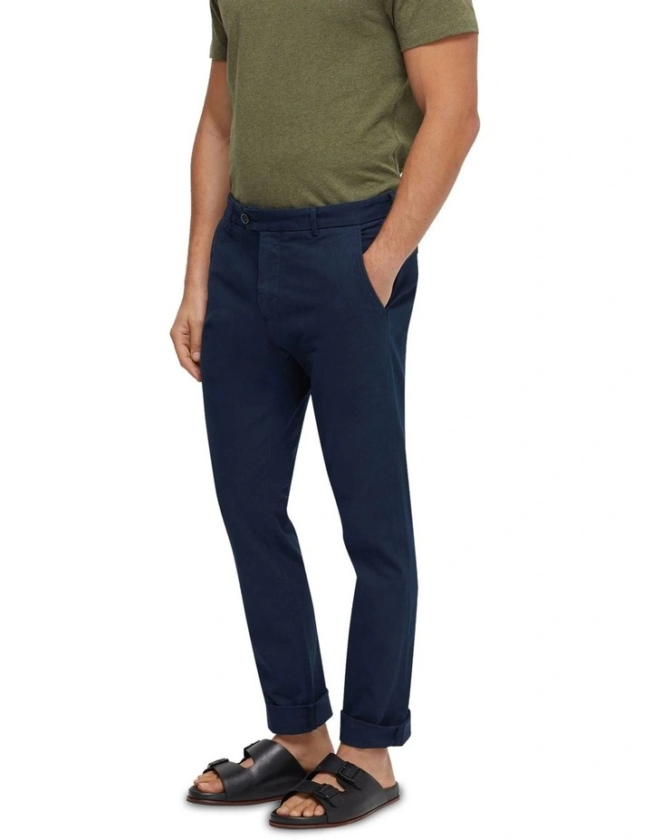 Luka Stretch Casual Pants in Blue