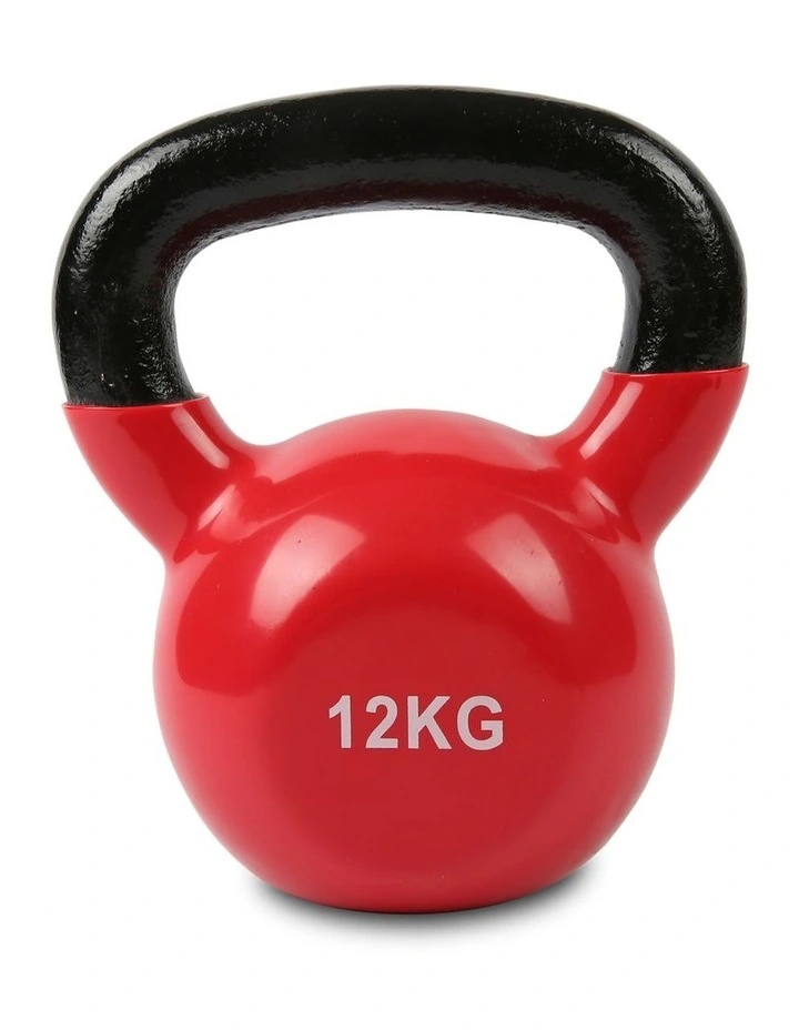Vinyl Kettlebell 12kg in Red