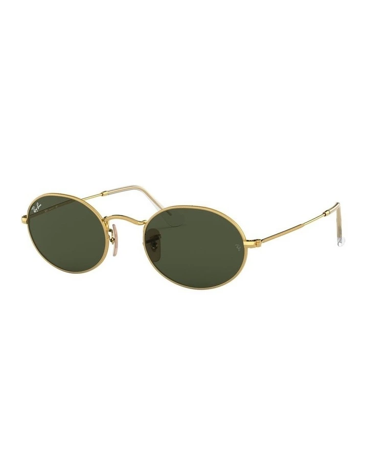 Oval Gold RB3547 Sunglasses