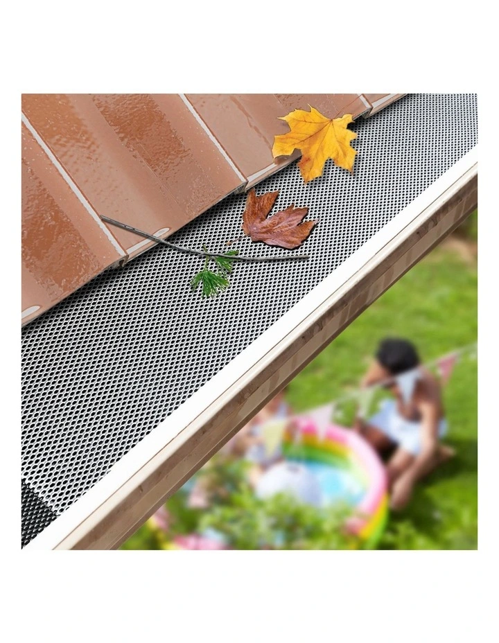 Gutter Guard Aluminium Leaf Mesh 60 Pack 100x20cm