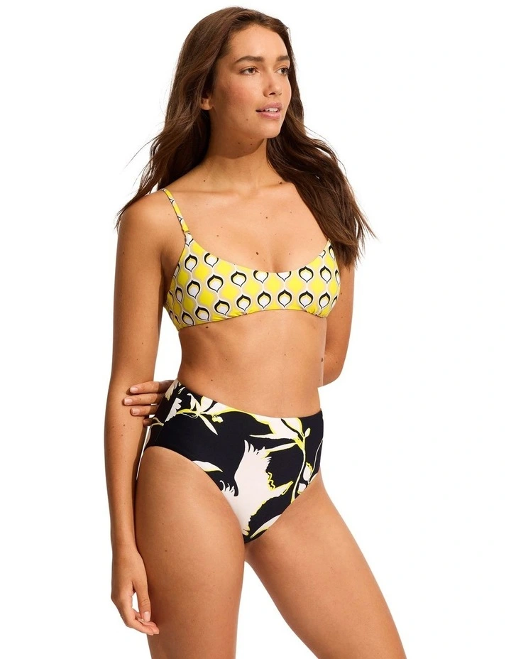Birds Of Paradise High Waisted Pant in Black