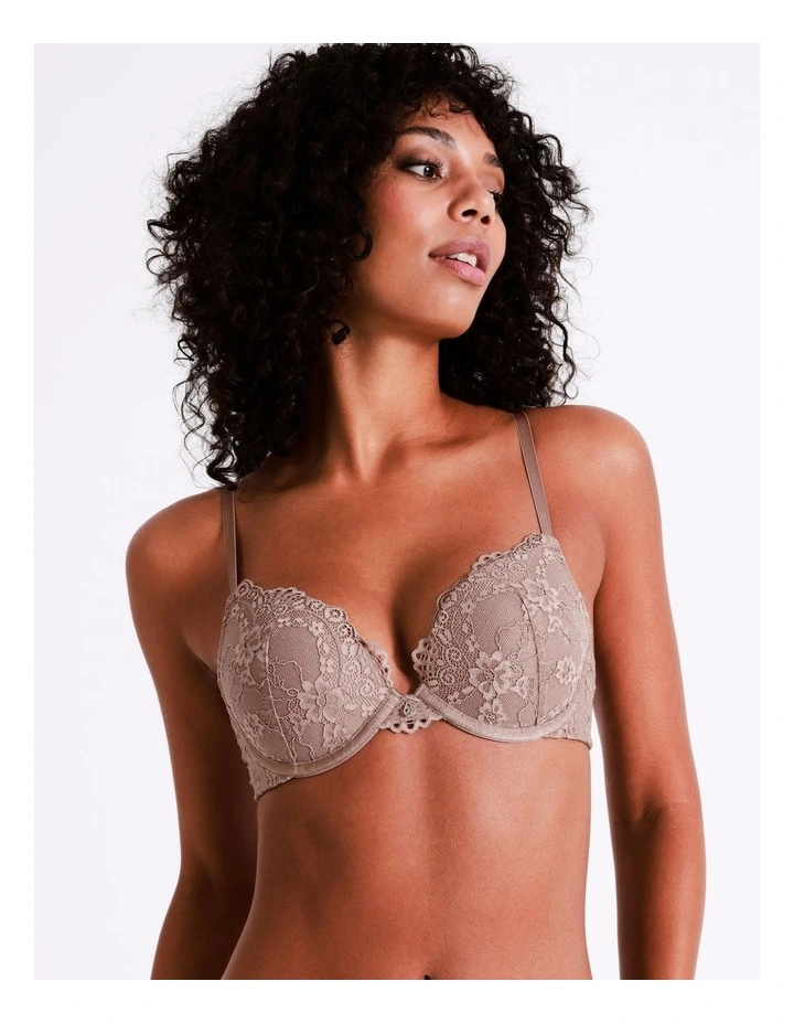 Lace Basics Bra in Dusty Pink