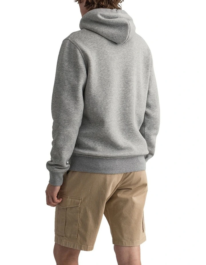 Archive Shield Hoodie Grey