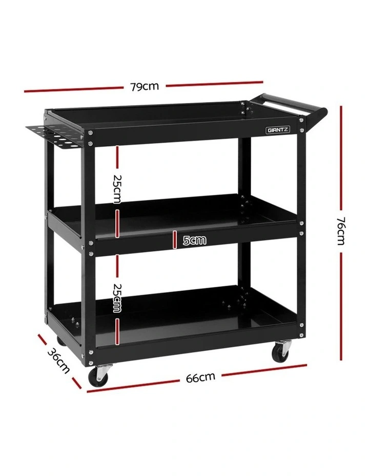 Tool Box Trolley Black