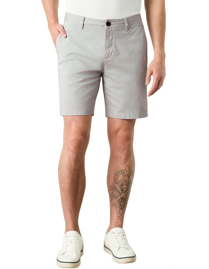 Roxburgh Chino Short in Cement