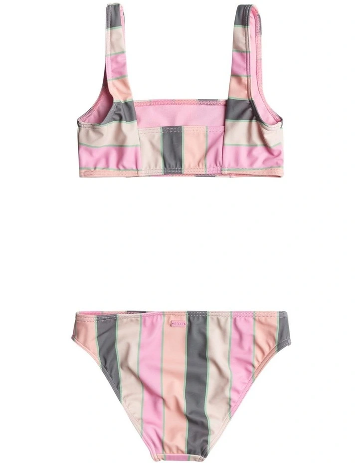 Very Vista Bralette Two Piece Bikini Set in Agave Green