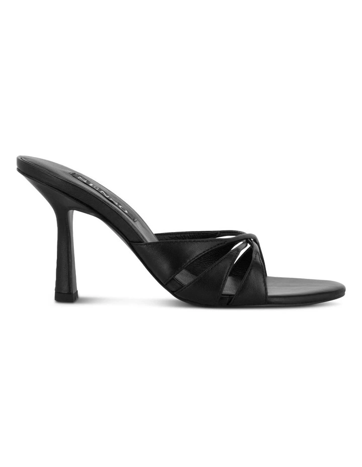 Kashaya II Heeled Mules in Black