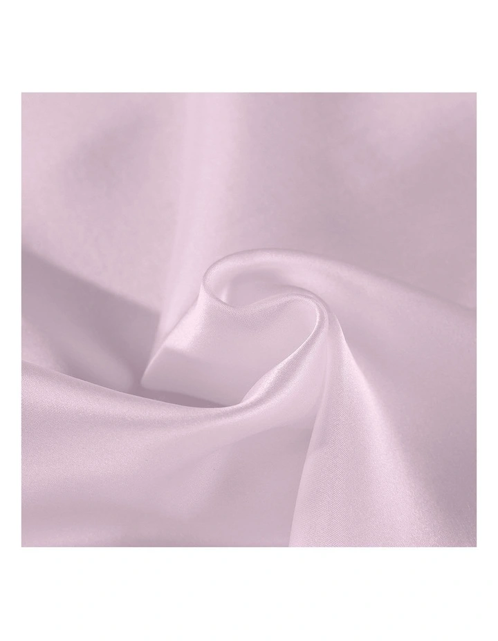 Mulberry Soft Silk Hypoallergenic Pillowcase Twin Pack 51x76cm in Lilac