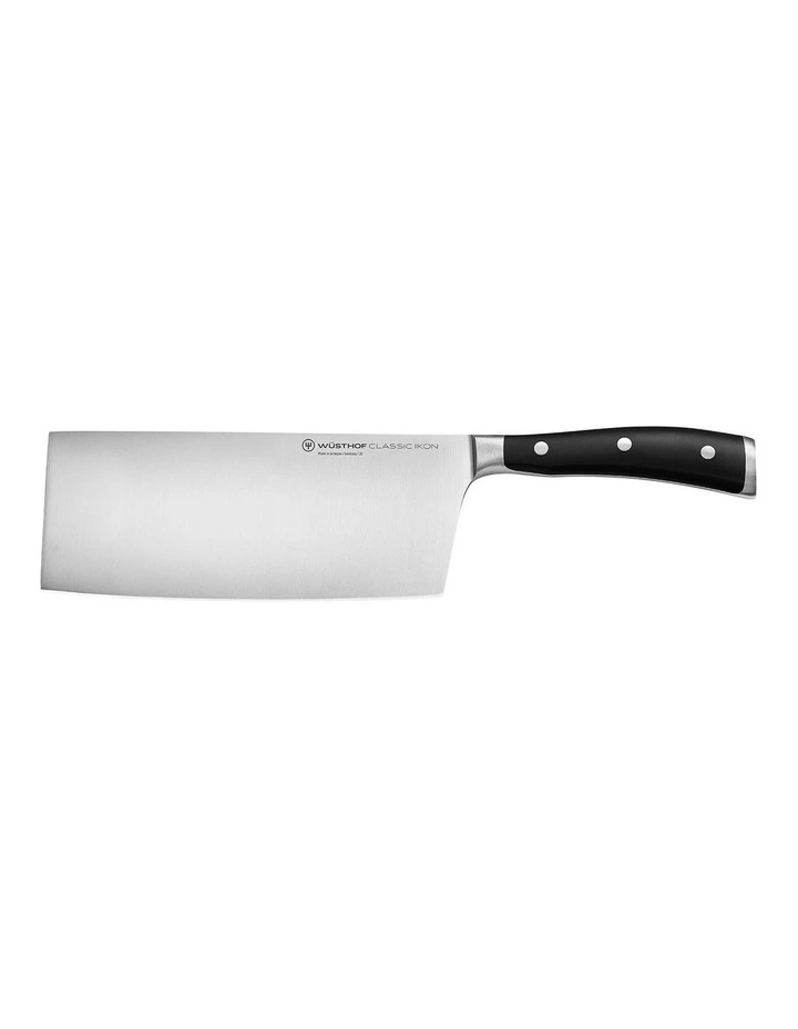 Classic Ikon Black Chinese Chef's Knife 18cm