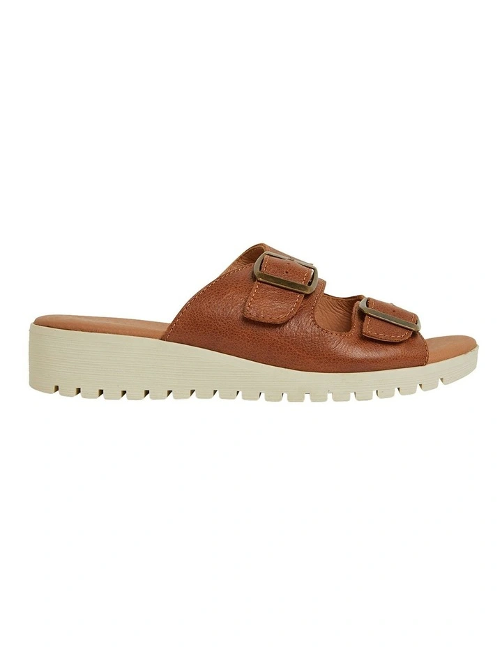 Gadget Sandals in Cognac Leather
