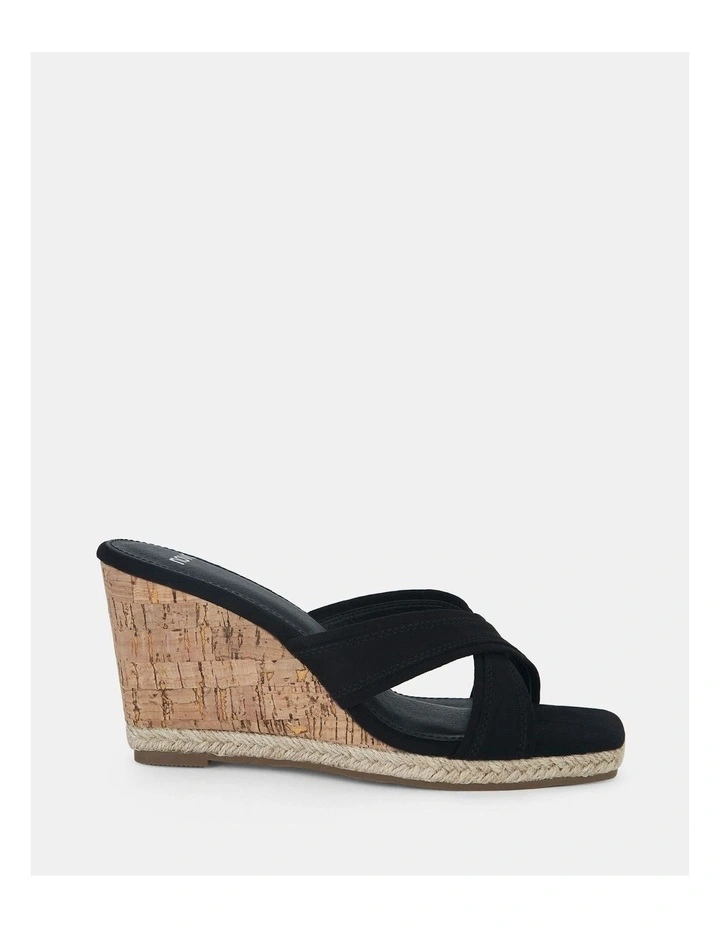 Brixton Wedge in Black