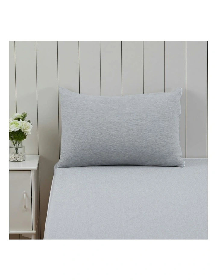 ESSN Bamboo Charcoal Waterproof Pillow Protector 48 x 73cm in Grey