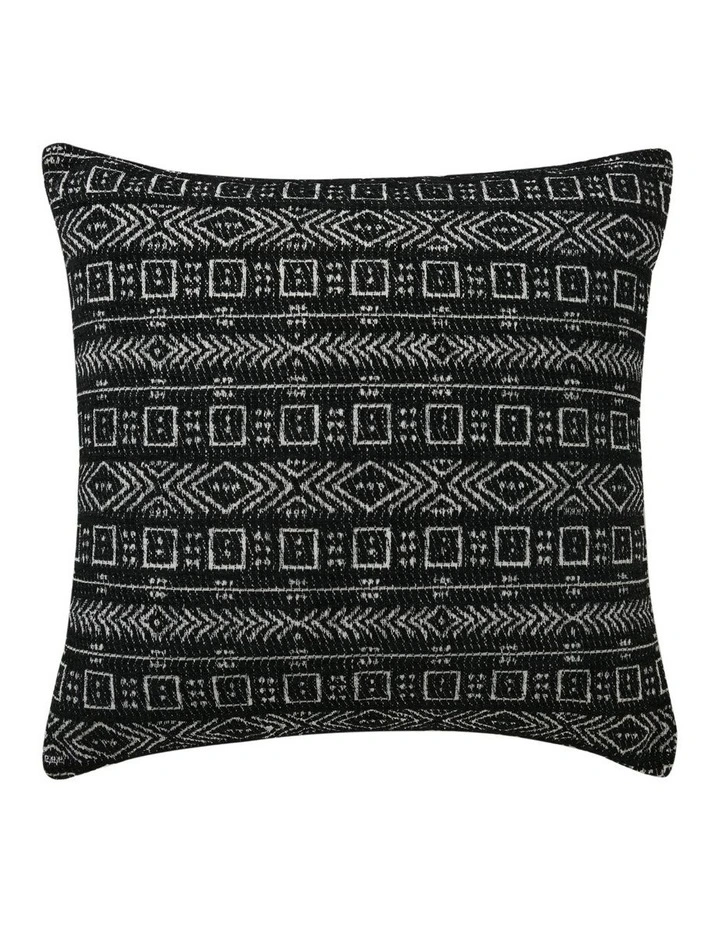 Antalya Chenille Cushion 45x45cm in Black