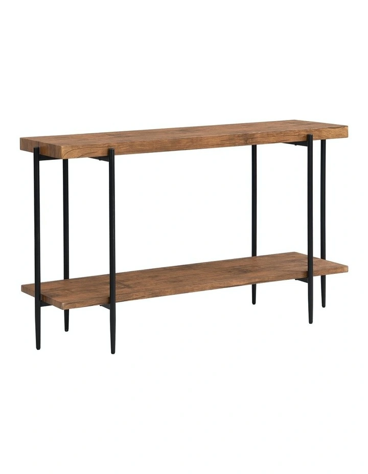 Extra Long Console Sofa Table 135cm in Dark Brown