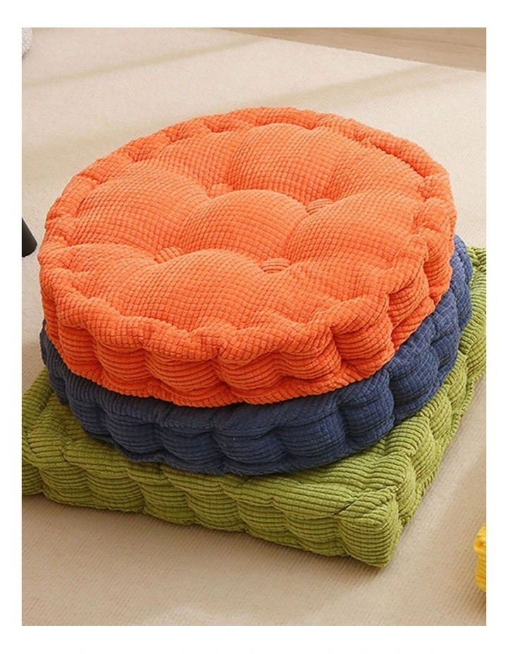 Round Cushion in Orange