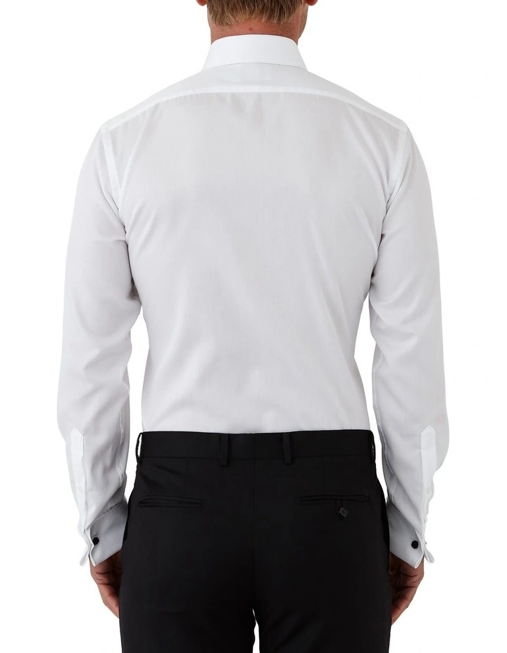 Essex Modern Fit Tuexdo Shirt in White