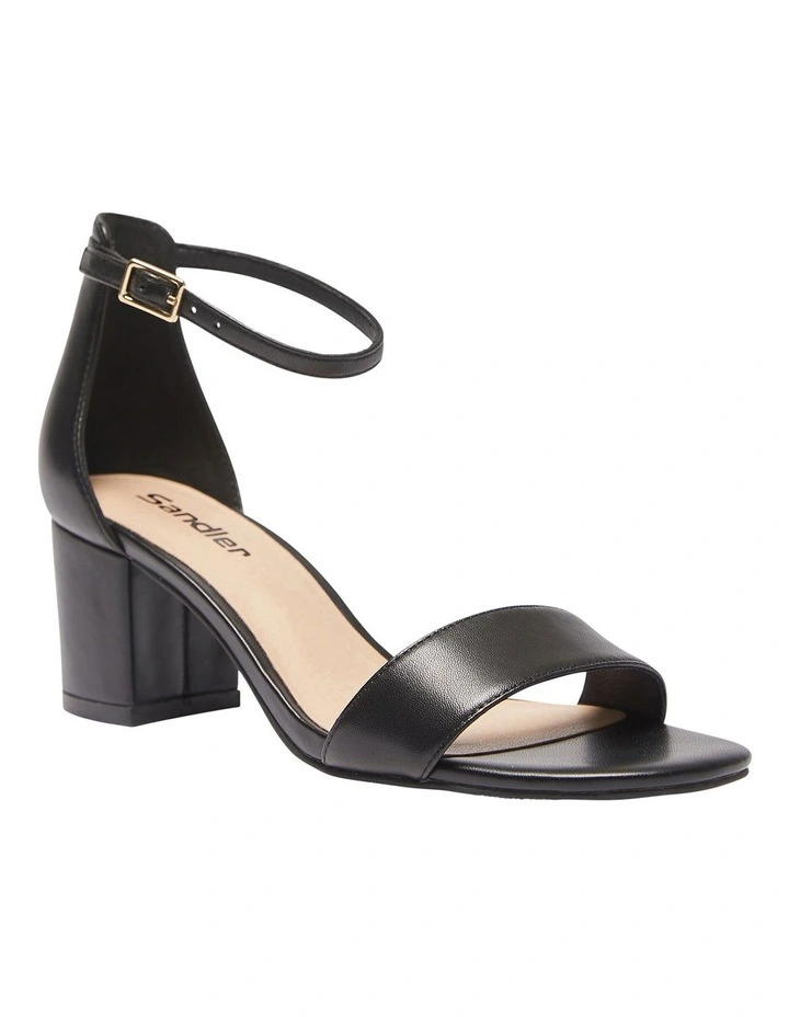 Harmony Sandals In Black Leather