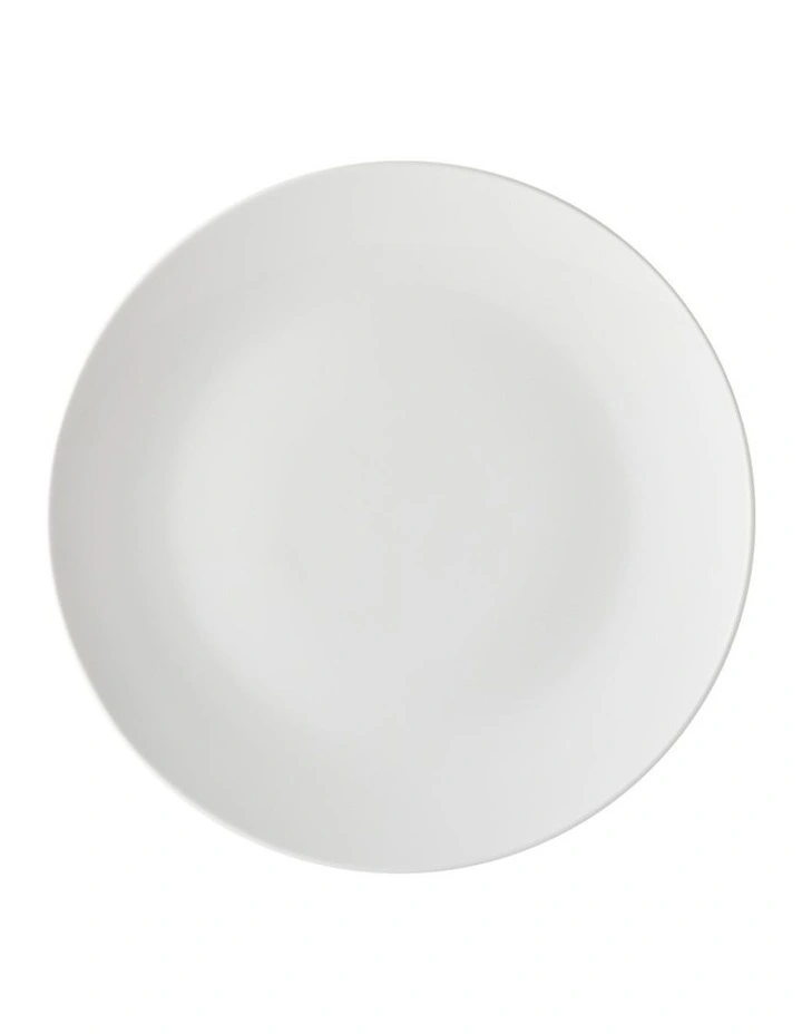 Basics Coupe Entree Plate 23cm in White