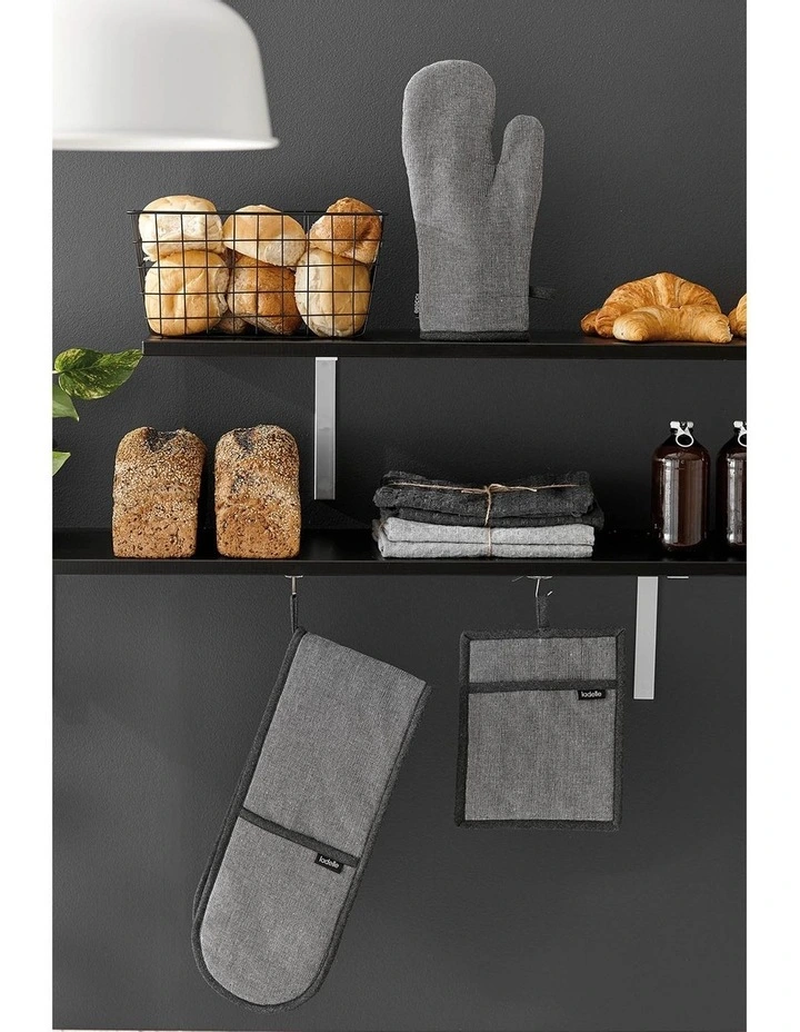 Eco Recycled Pot Holder Grey 2 Pack