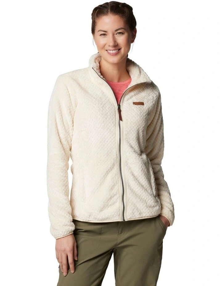 Fire Side II Sherpa Full Zip Fleece in Chalk