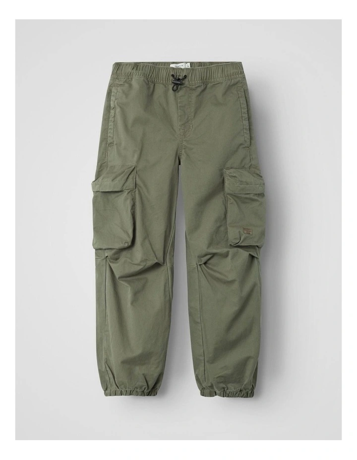 Ben Parachute Pants in Dusty Olive