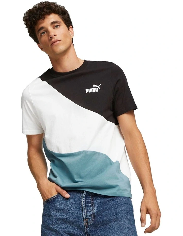 Power Cat Tee in Bold Blue