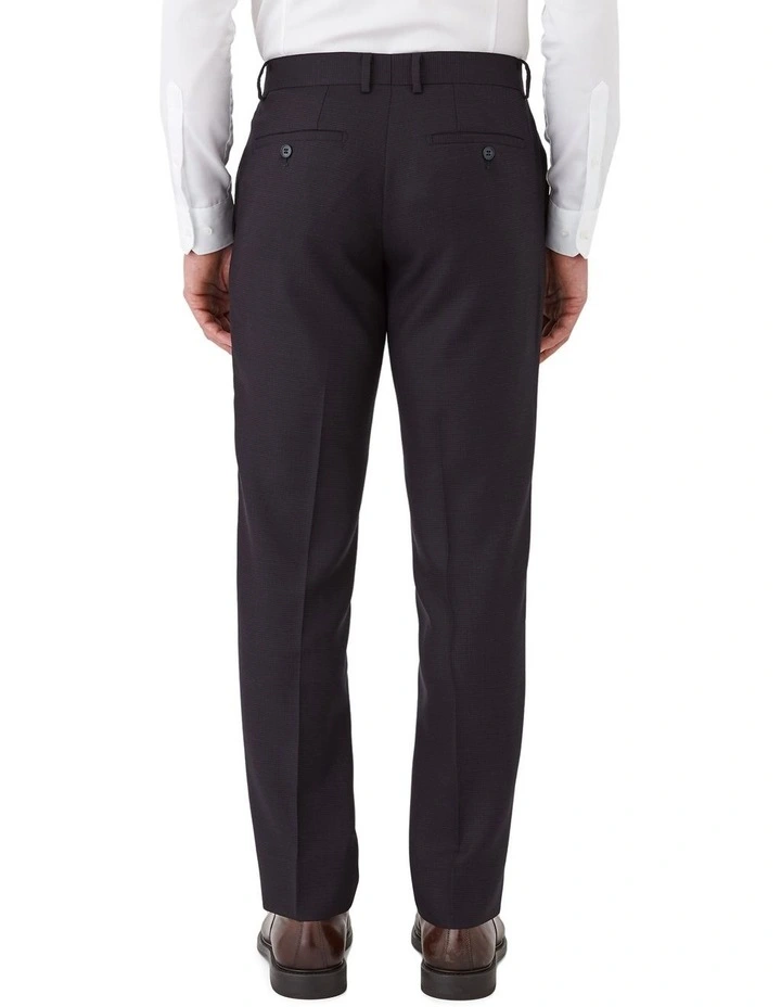 Caper Slim Fit Trouser in Burgundy