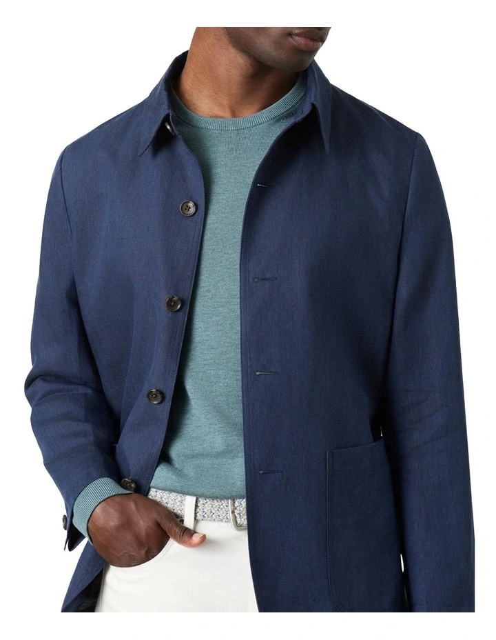 Nebrodi Chore Jacket in Navy
