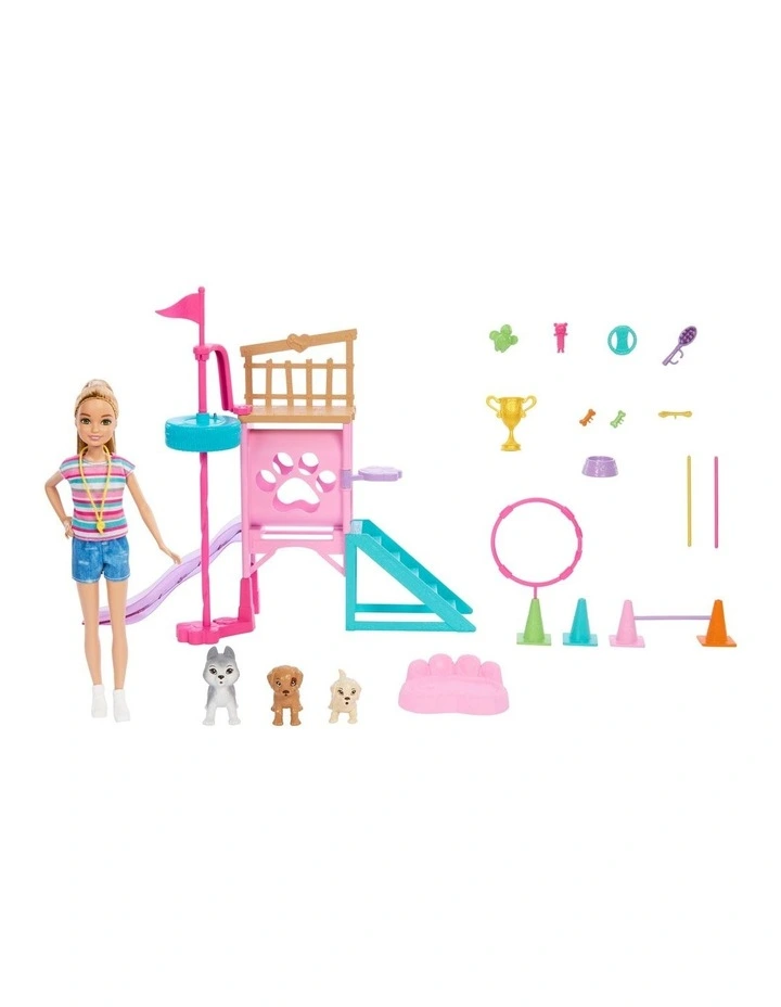 Barbie and Stacie to the Rescue Puppy Playground Playset
