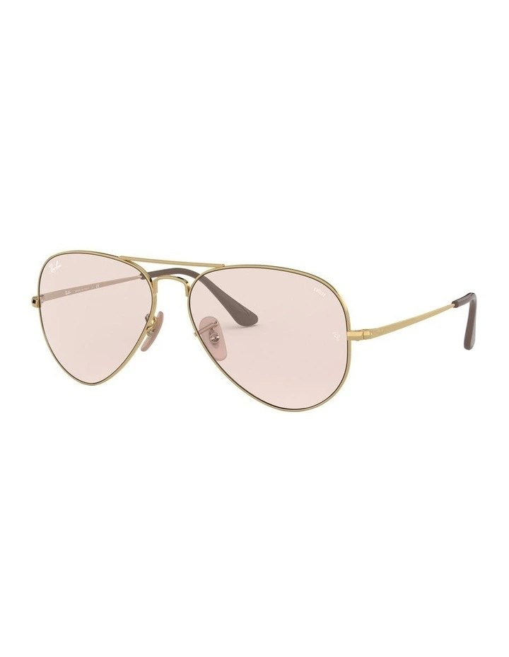 RB3689 Solid Evolve Gold Polarised Sunglasses