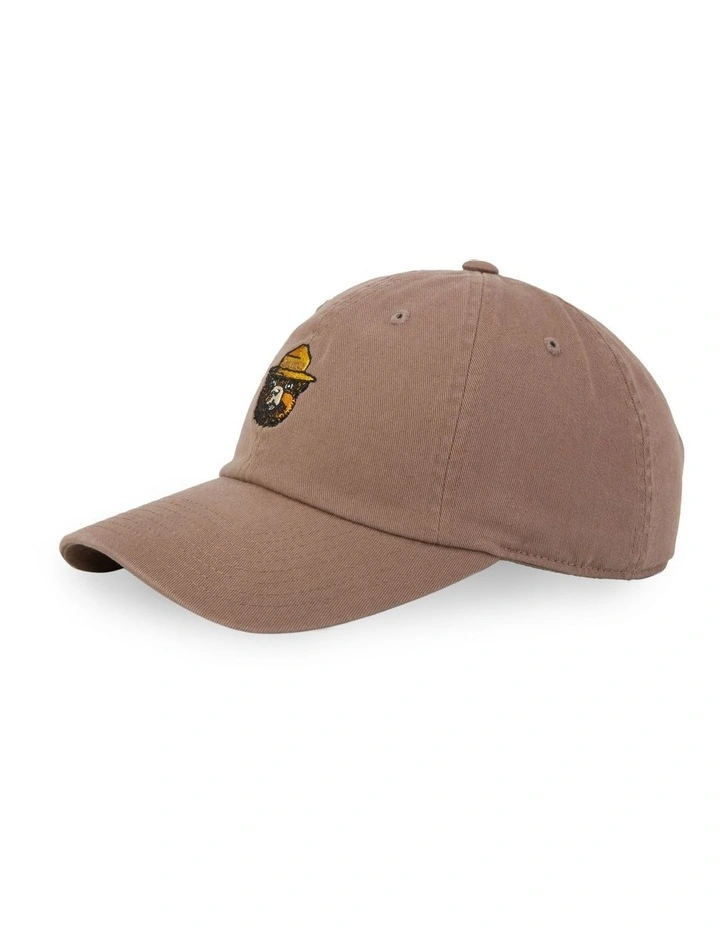 Smokey Bear Ball Park Cap in Espresso