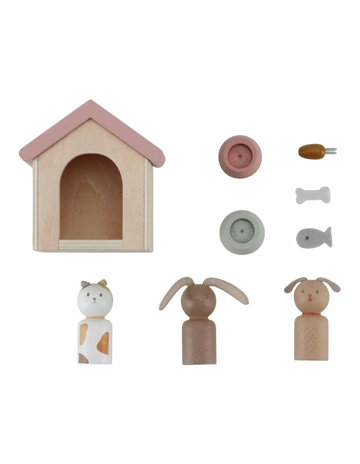 Wooden Doll's House Pet Expansion Set
