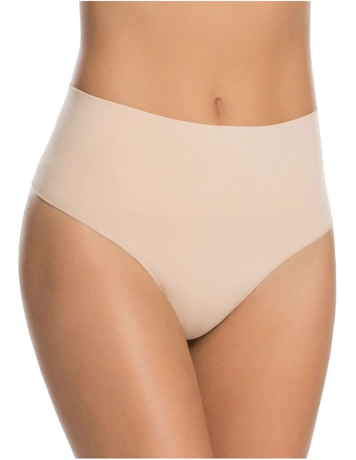 Everyday Shaping Panties Thong in Beige
