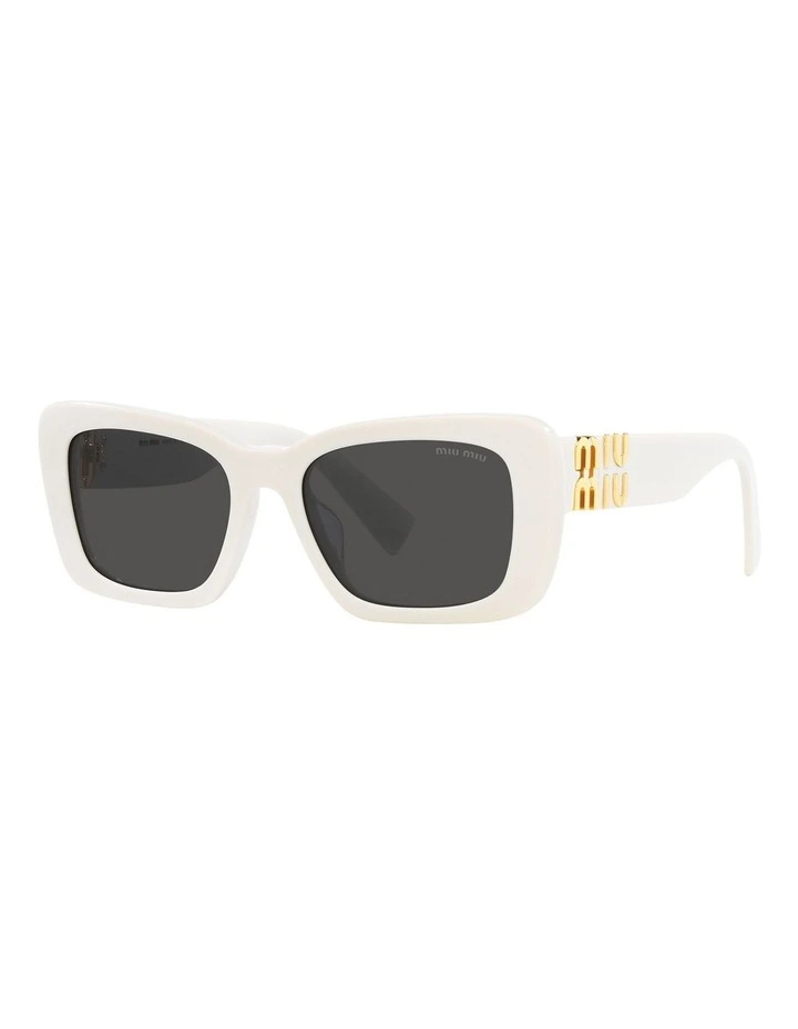 MU 07YS White Sunglasses