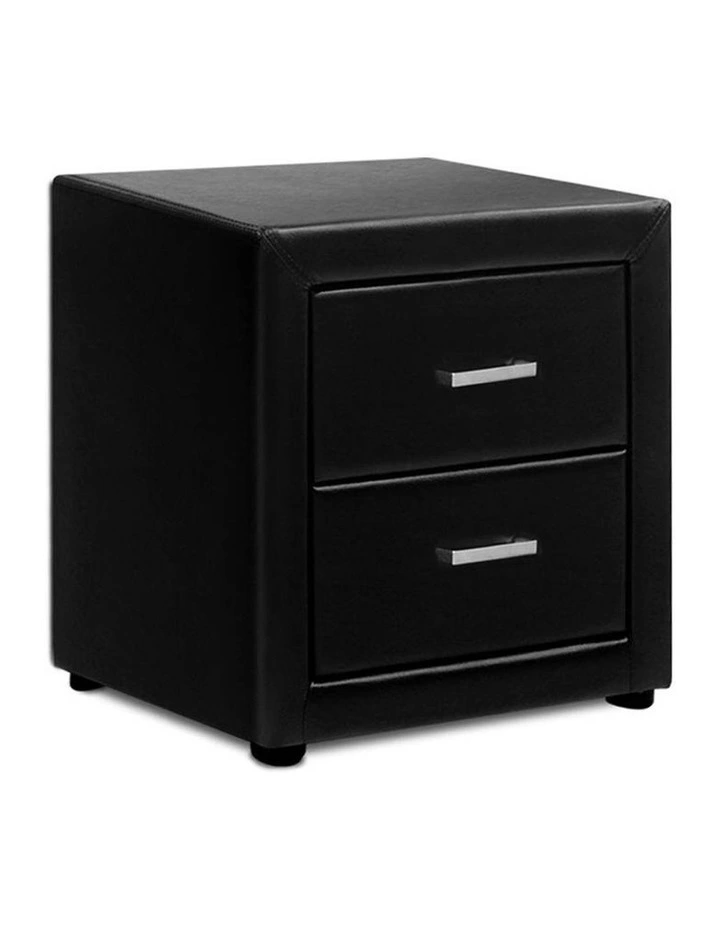 PVC Leather Bedside Table