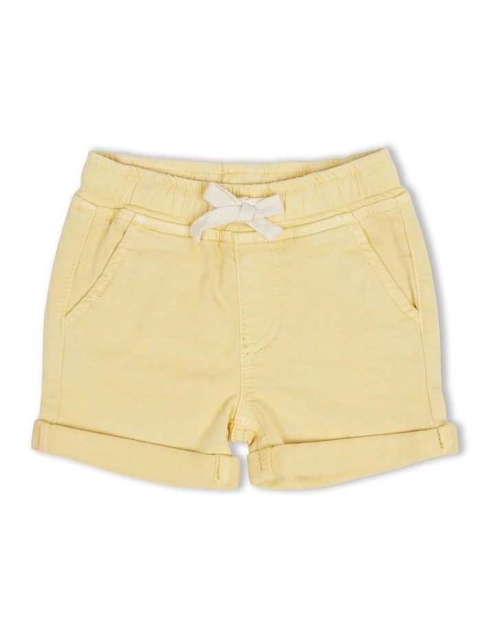 Elementary Shorts (Sizes 0-3) in Yellow