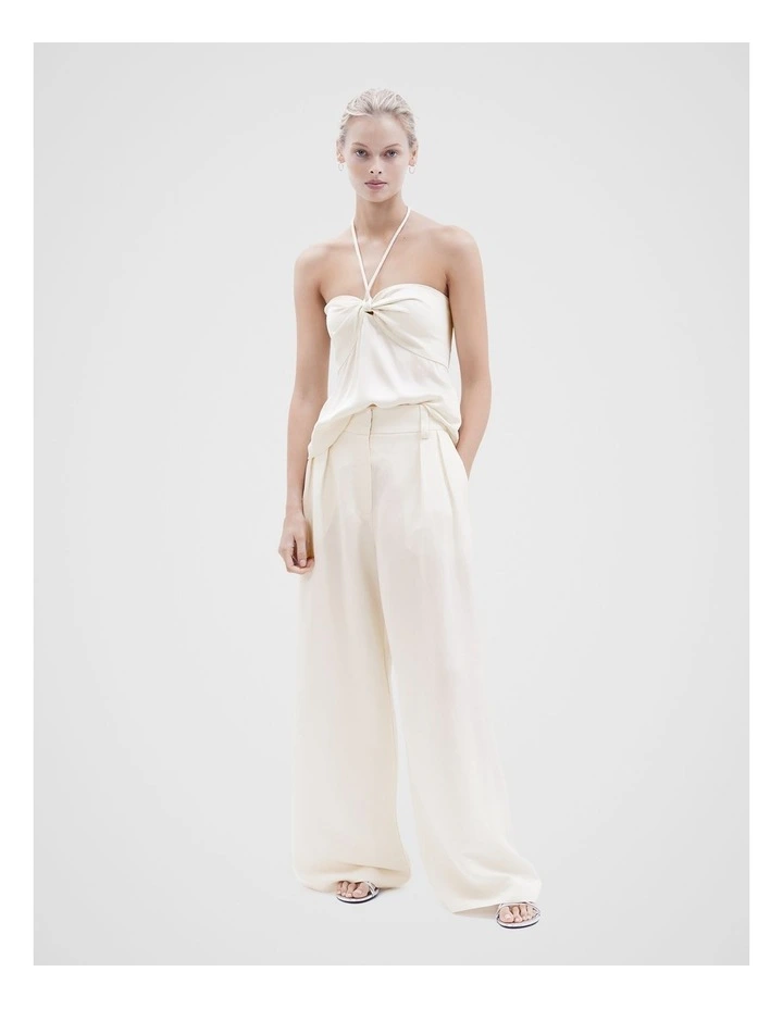 Halter Neck Top in Stone
