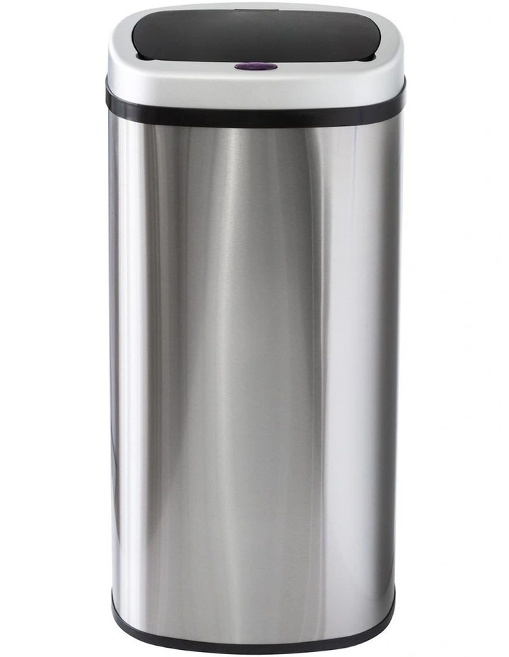 Auto Sensor Trash Bin 70L in Silver