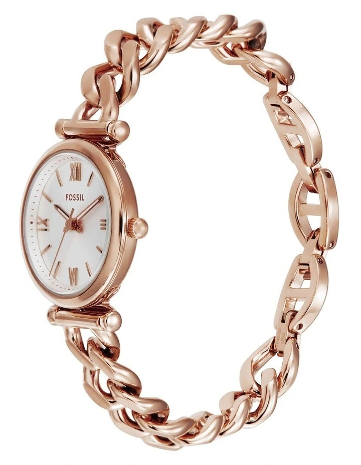 Carlie Analogue Watch in Rose