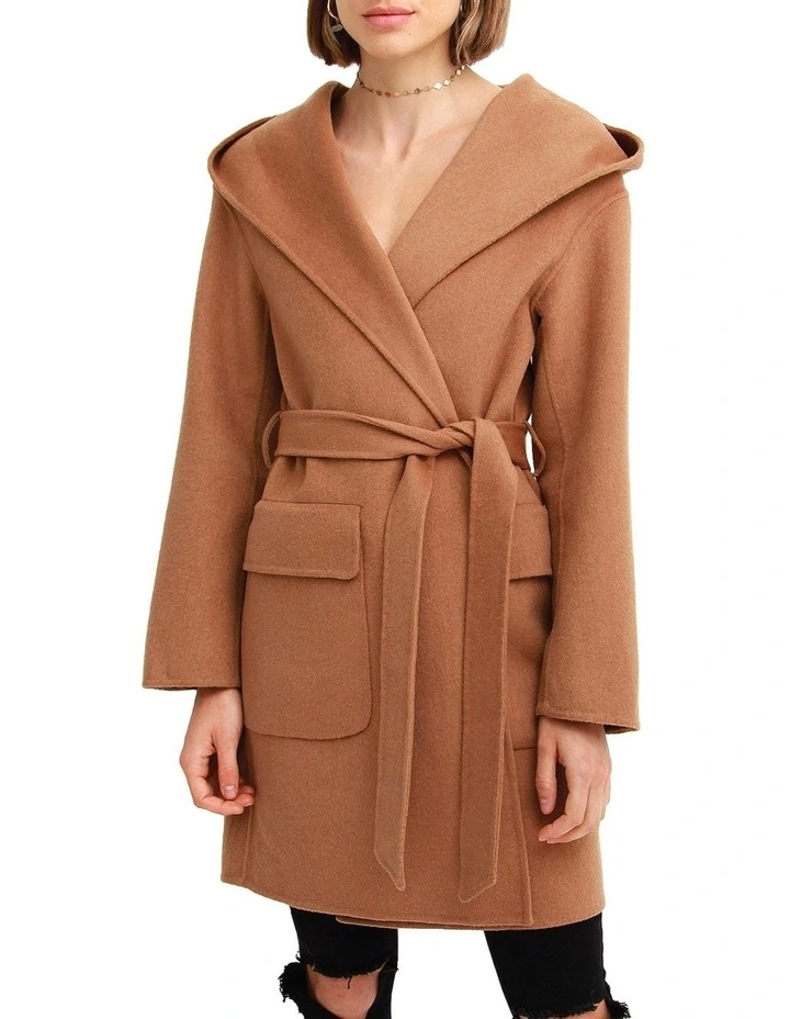 Sweet Escape Robe Coat Brown