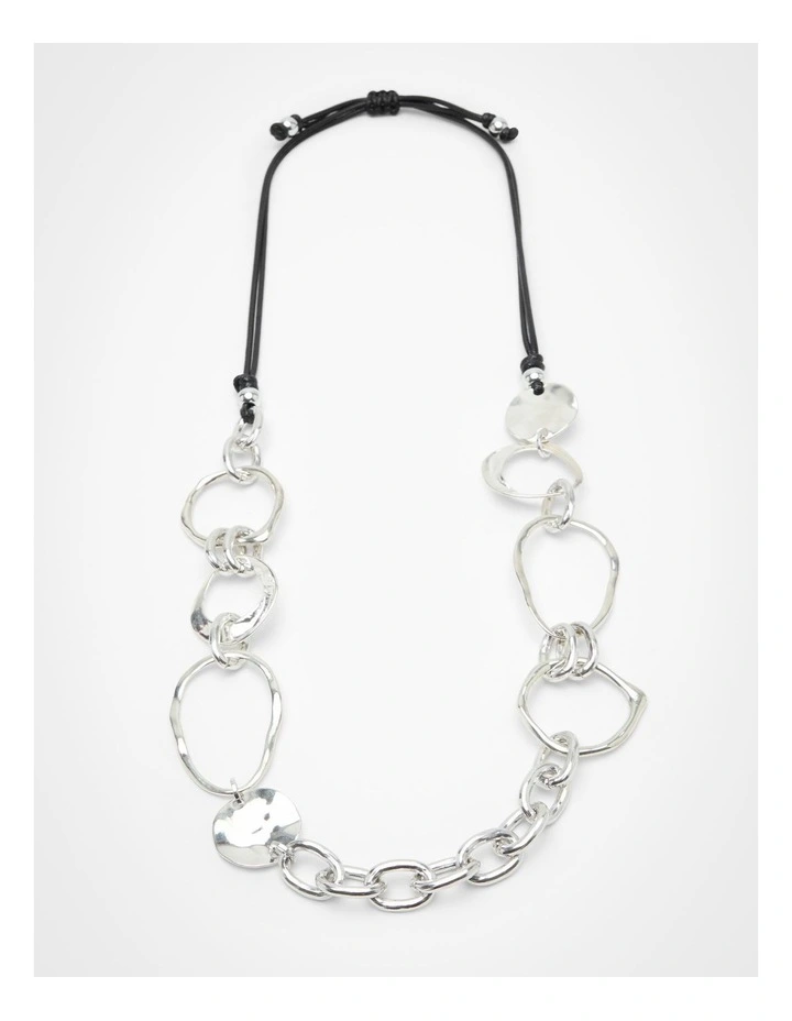 Chunky Chain Necklace in Silver