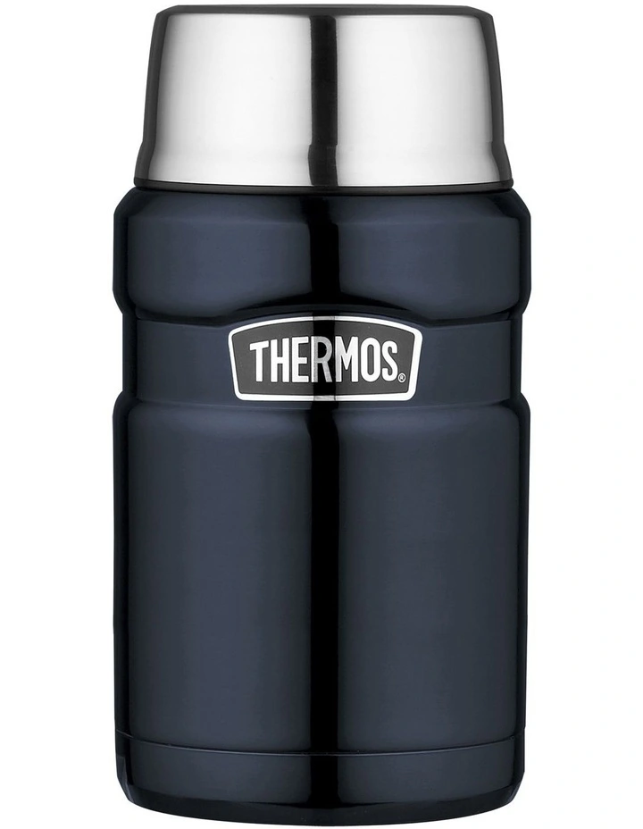 Stainless King Vacuum Insulated Food Jar 710ml in Midnight Blue