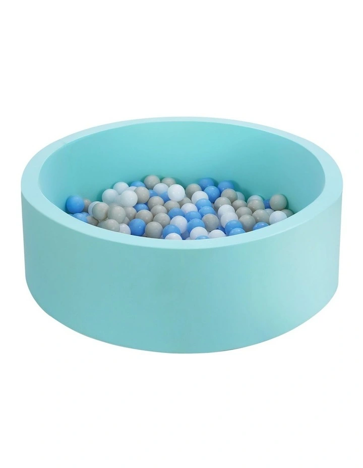 Ocean Foam Ball Pit with Balls 90x30cm in Blue