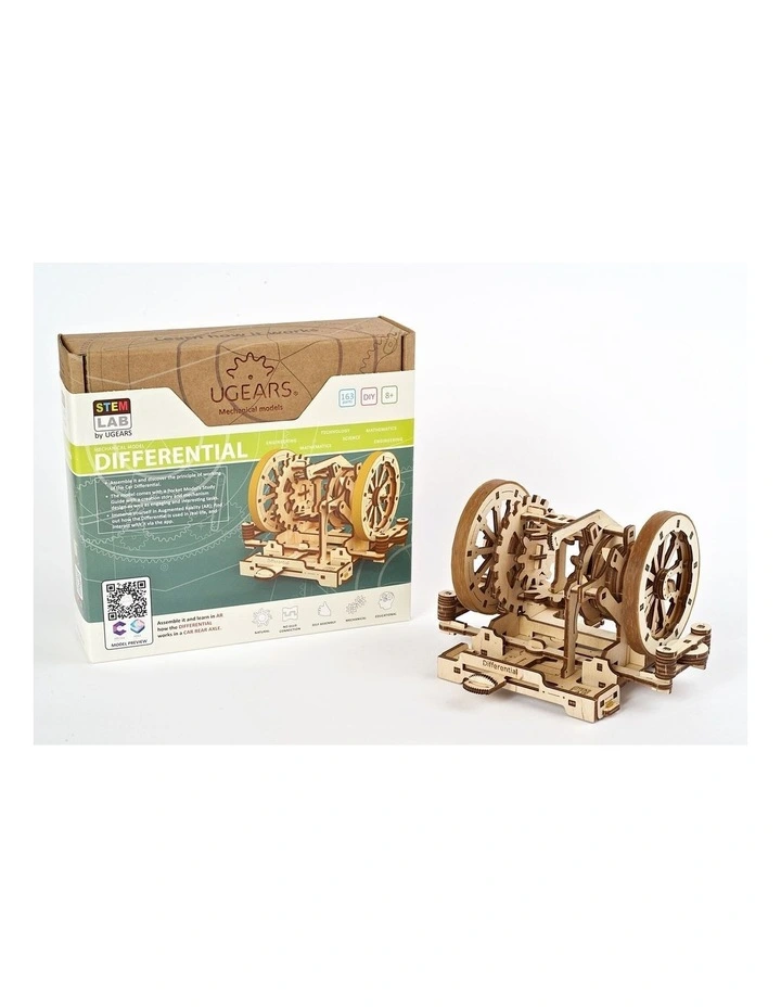Stem Lab Differential 163 Piece Wooden 3D Puzzle