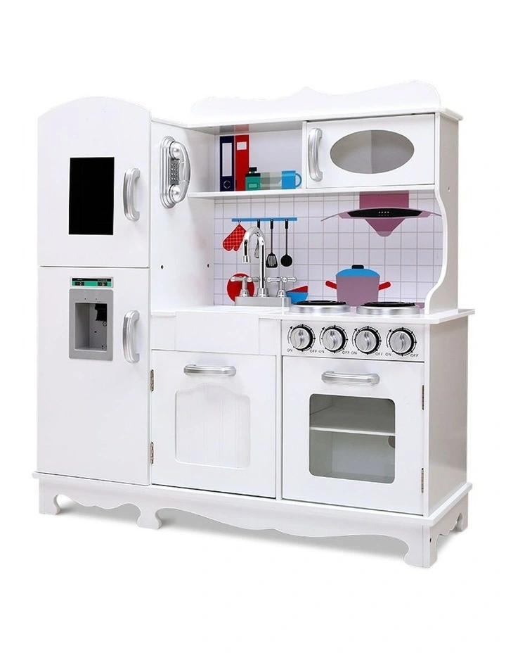 Classic-Styled Fully Equipped Kitchen Set in White